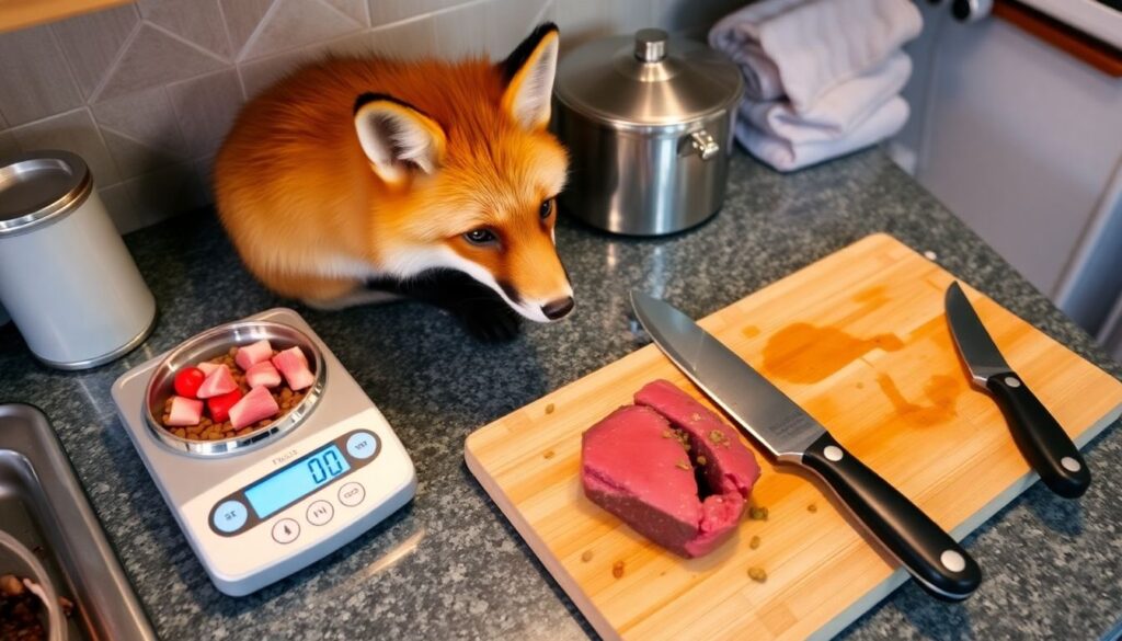 Чем рацион домашней лисы должен отличаться от кошачьего и собачьего корма - иллюстрация