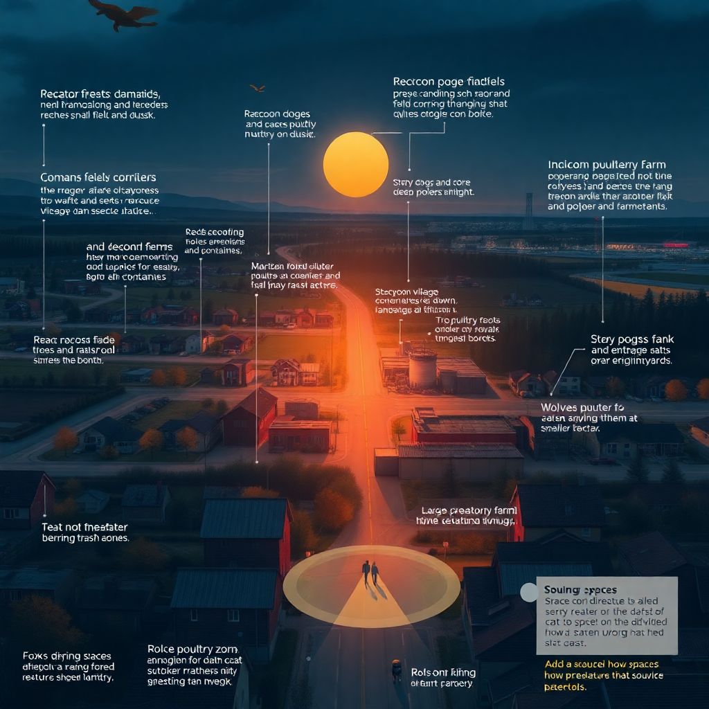 Лисы и другие хищники: как они делят территорию и пищевые ресурсы