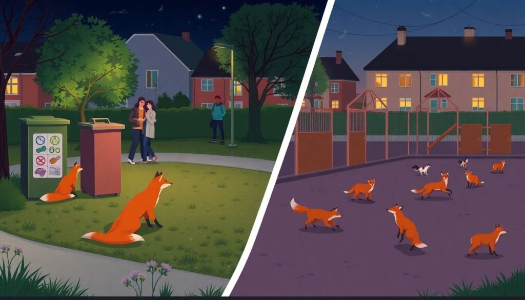 Лиса в городе: почему рыжие хвостики всё чаще выбирают урбанистическую среду - иллюстрация