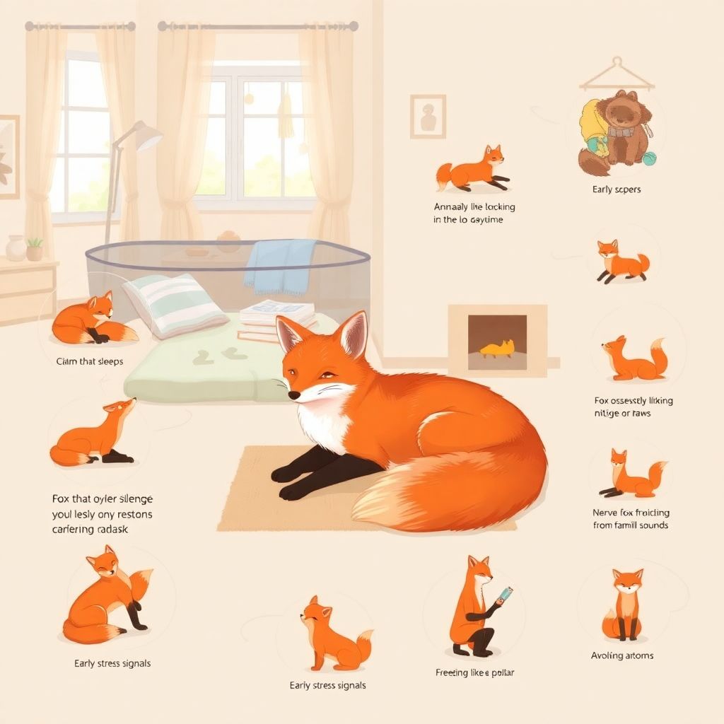 Как распознать стресс у лисы по поведению и скорректировать уход и питание