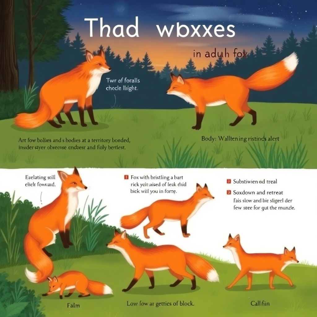 Как лисы общаются между собой: язык хвоста, мимика и звуки