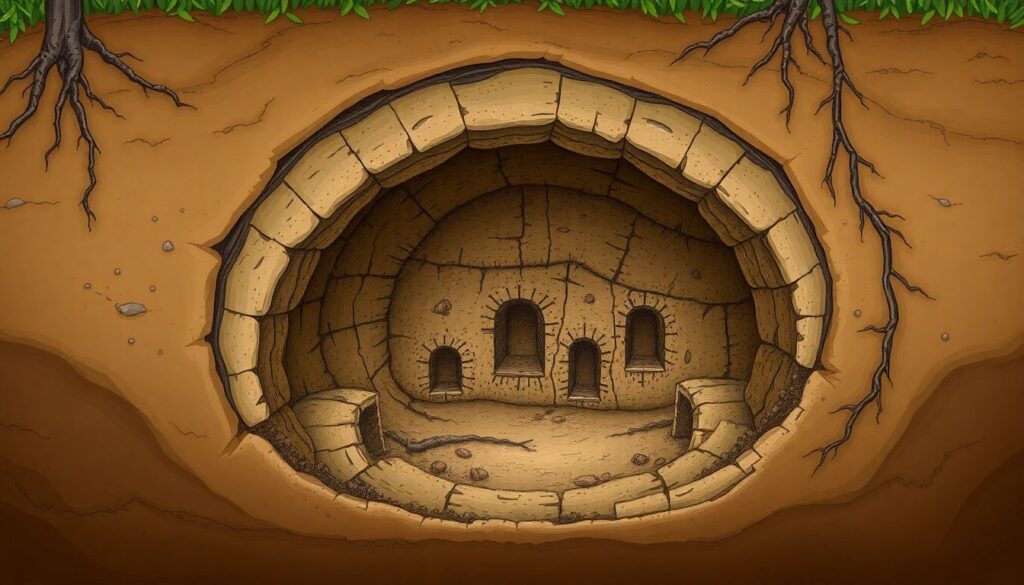 Лисичья нора изнутри: как устроено жилище лисицы и зачем ей несколько выходов - иллюстрация