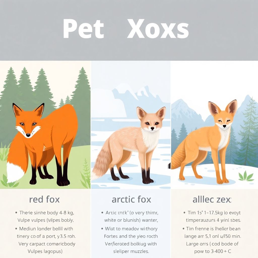 Красная лисица, песец и фенек: сравнение поведения и характера