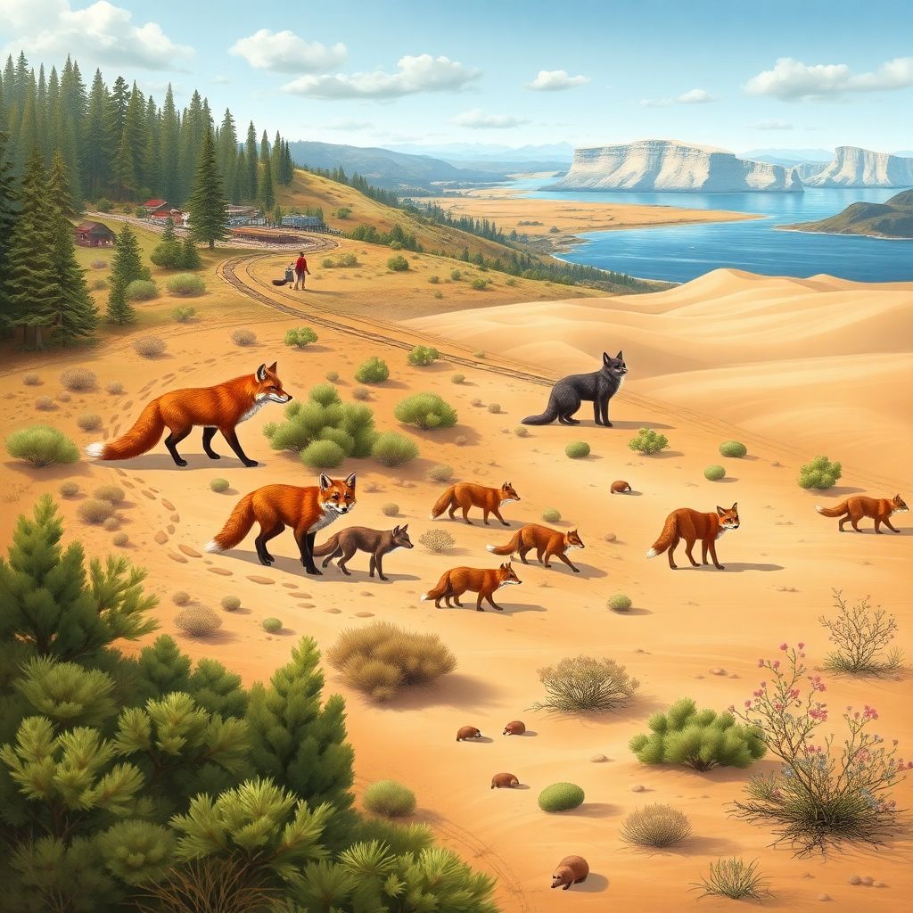 Среда обитания лисиц: лес, тундра, пустыня и горы