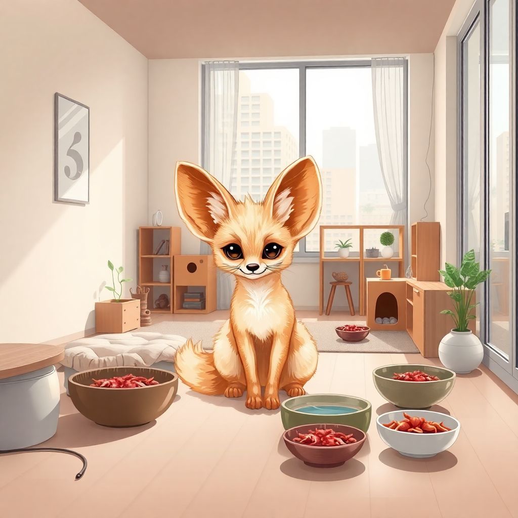 Фенек – пустынная лиса: особенности содержания, уход и питание