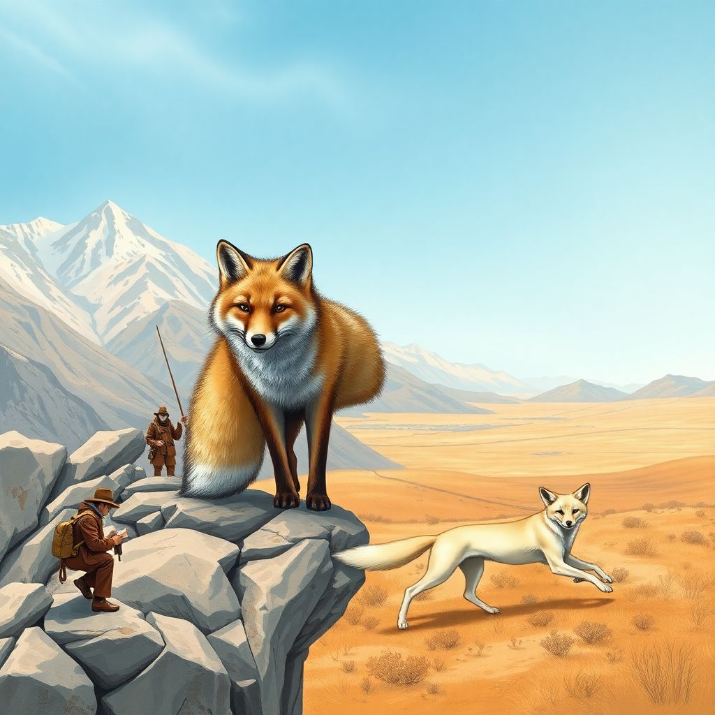 Редкие виды лисиц: тибетская лисица, корсак и другие экзотические красавцы