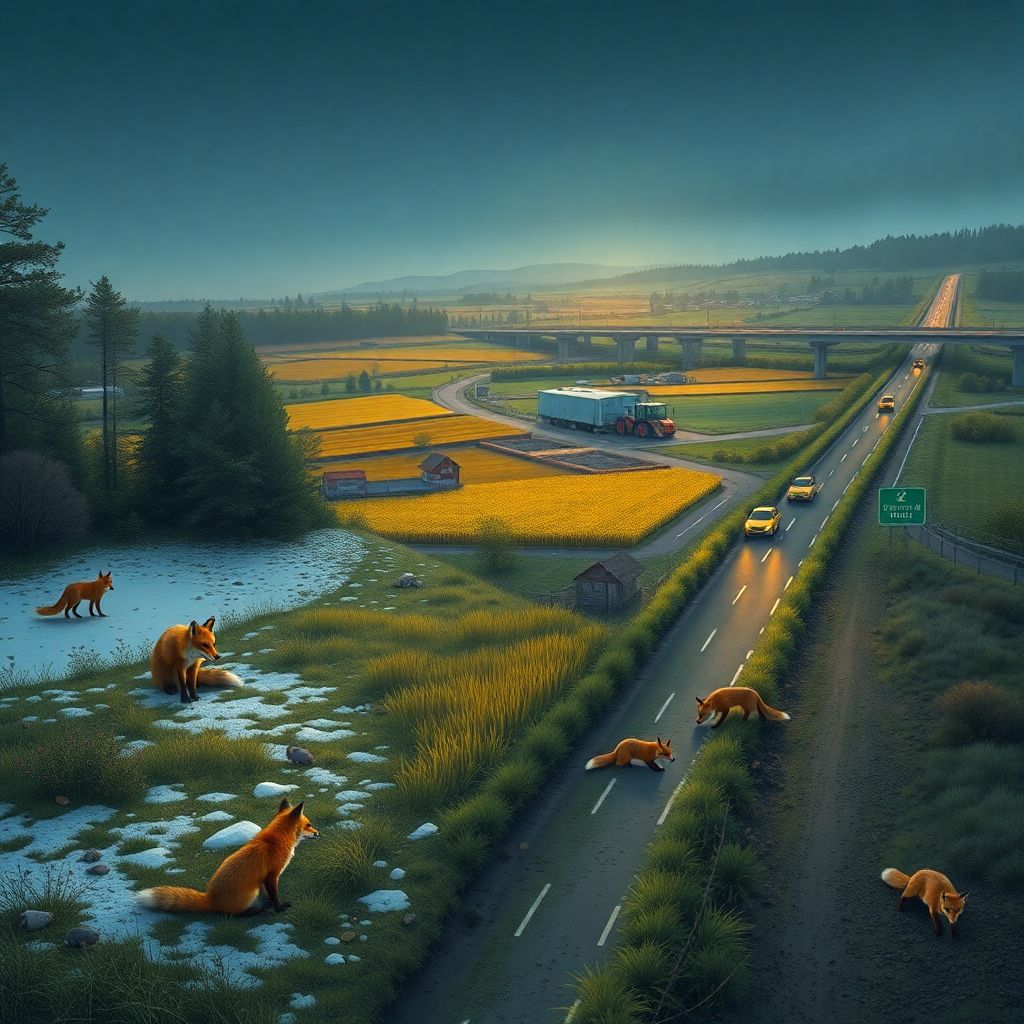 Экология и охрана лис: влияние человека на их среду обитания