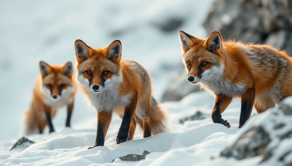 Как климат и рельеф влияют на среду обитания разных видов лисиц - иллюстрация