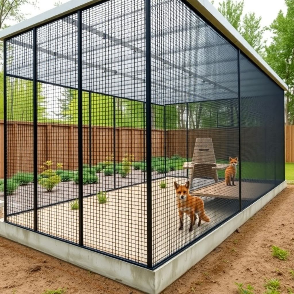 Вольер для лисы: размеры, безопасность, игрушки и зонирование пространства
