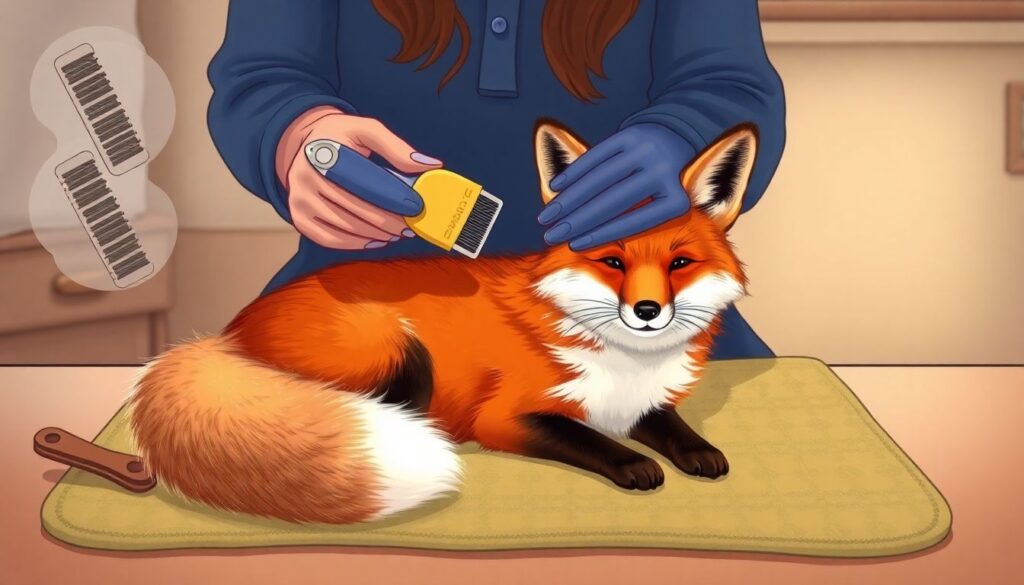 Сезон линьки у лис: как меняется их шёрстка и как ухаживать за домашней лисой в этот период - иллюстрация