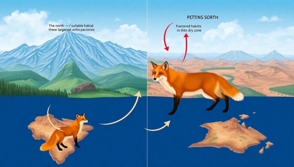 Лисы и климатические изменения: как потепление влияет на ареал и поведение разных видов - иллюстрация