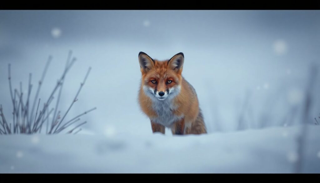 Ночные приключения лис: как они охотятся, ориентируются и используют слух и нюх в темноте - иллюстрация