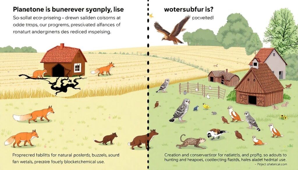 Как лисы помогают экосистемам: роль хищников в контроле грызунов и поддержании баланса природы - иллюстрация