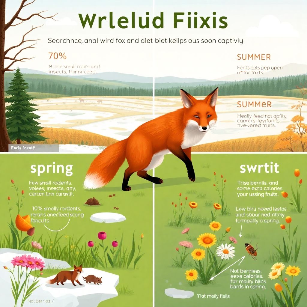 Чем питаются дикие лисы круглый год: естественный рацион и особенности