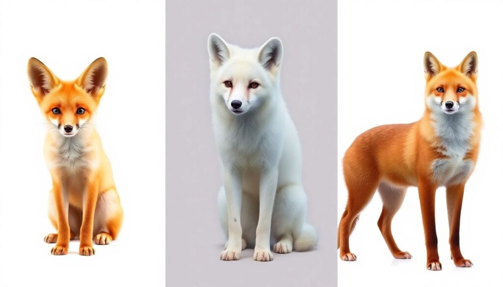 Лиса фенек, арктическая и обыкновенная: подробное сравнение внешности, поведения и условий жизни - иллюстрация