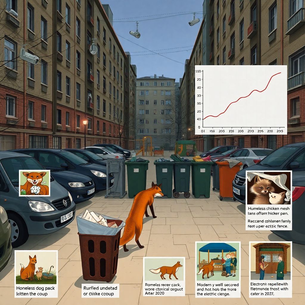 Лисы в городах: почему они появляются рядом с людьми и как себя вести