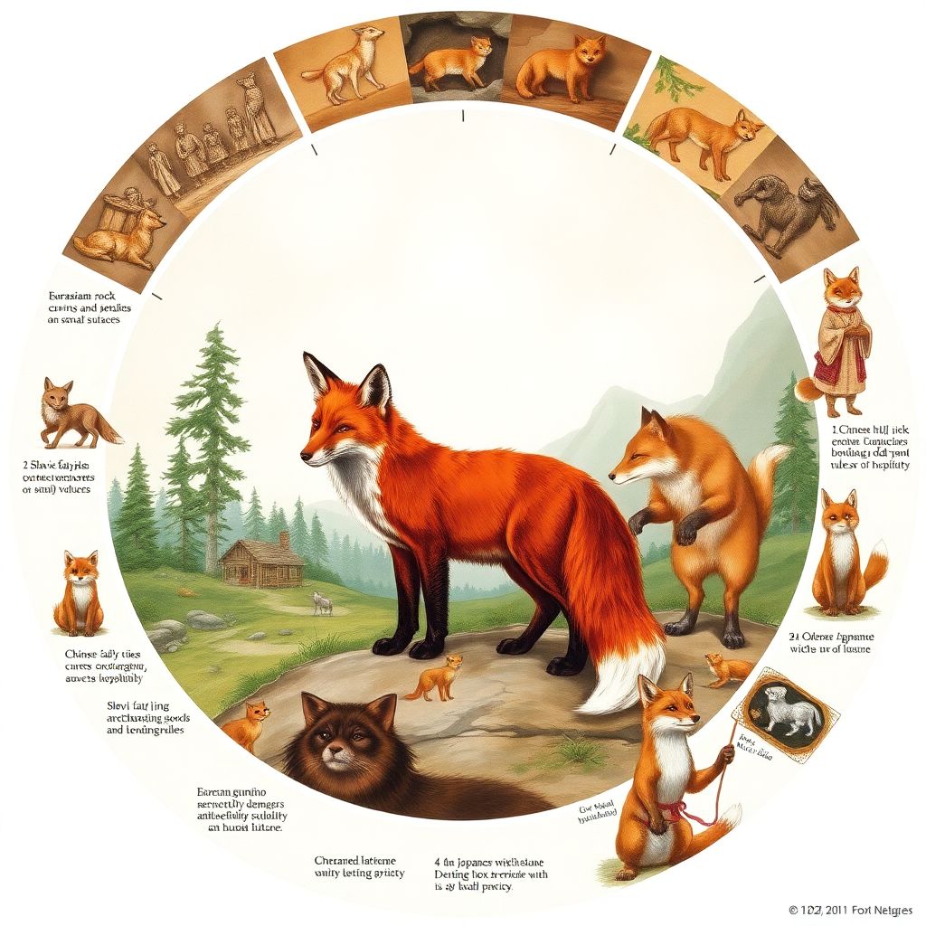 Лисы в культуре и мифологии: превращение хитрой обманщицы в божество-хранителя