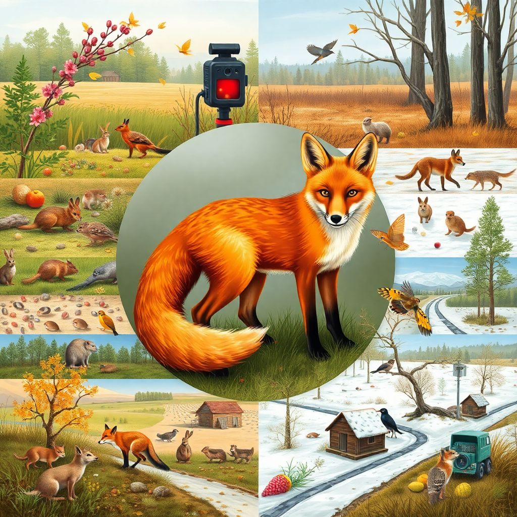 Рацион дикой лисицы: чем она питается в разные времена года