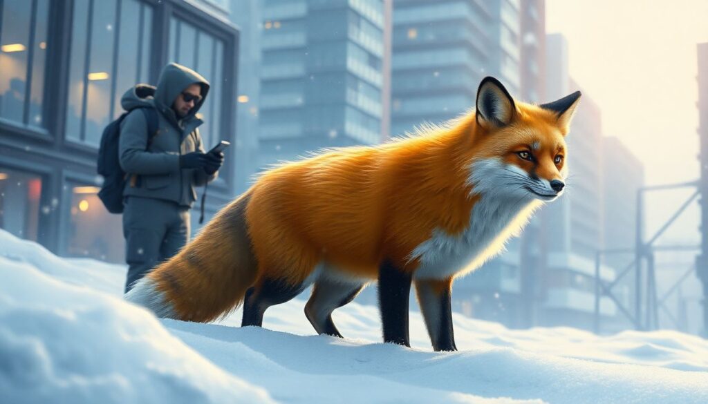 Адаптация лисиц к разным климатическим зонам: от пустыни до Арктики - иллюстрация