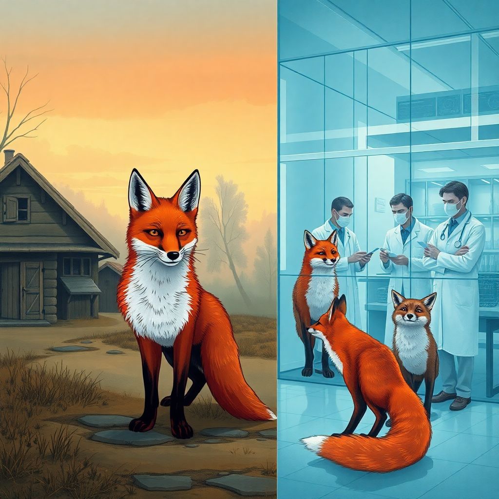 Лисы и человек: эволюция отношения от народных сказок до научных исследований