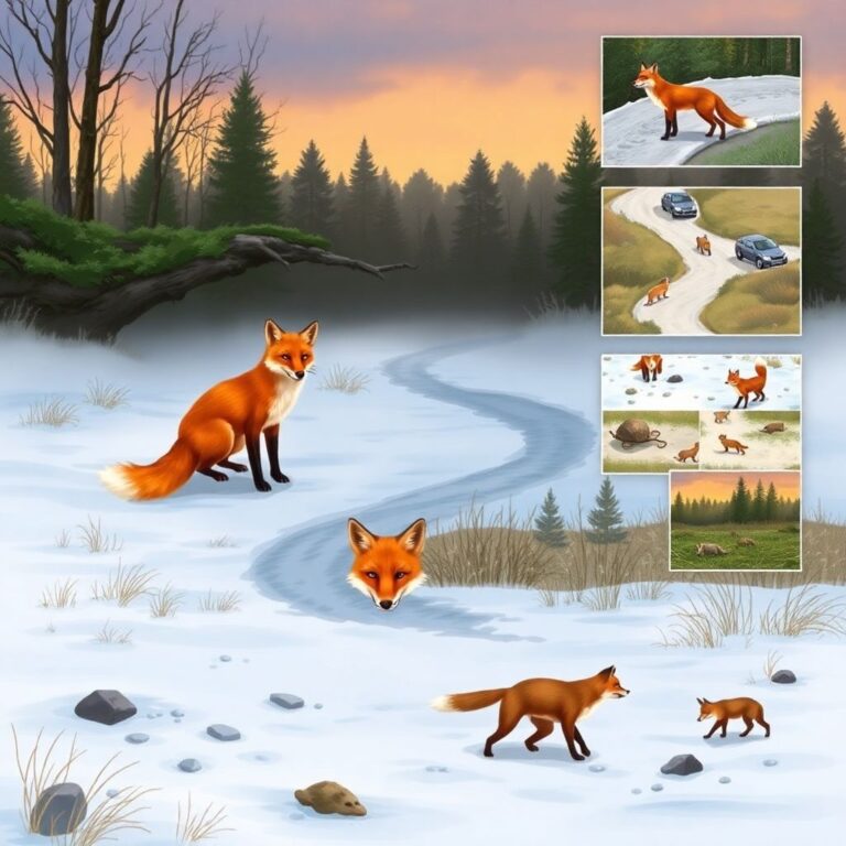 Лисьи хитрости: необычное поведение и интеллектуальные трюки хищников