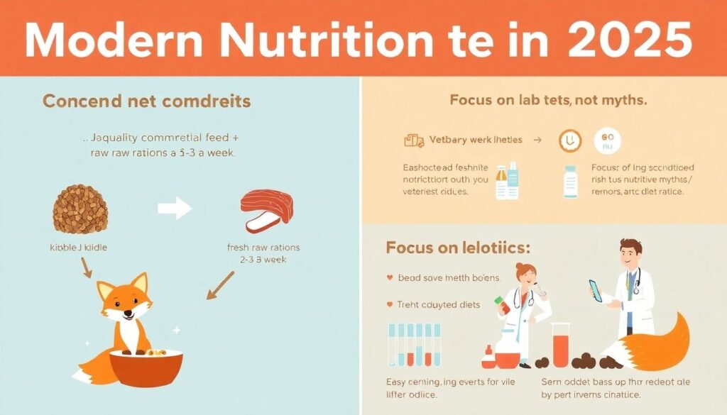 Чем кормить лису дома: безопасные продукты, витамины и готовые корма - иллюстрация