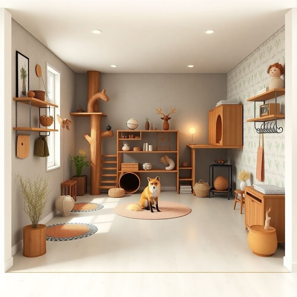 Как оборудовать вольер и комнату для домашней лисы: безопасность и комфорт