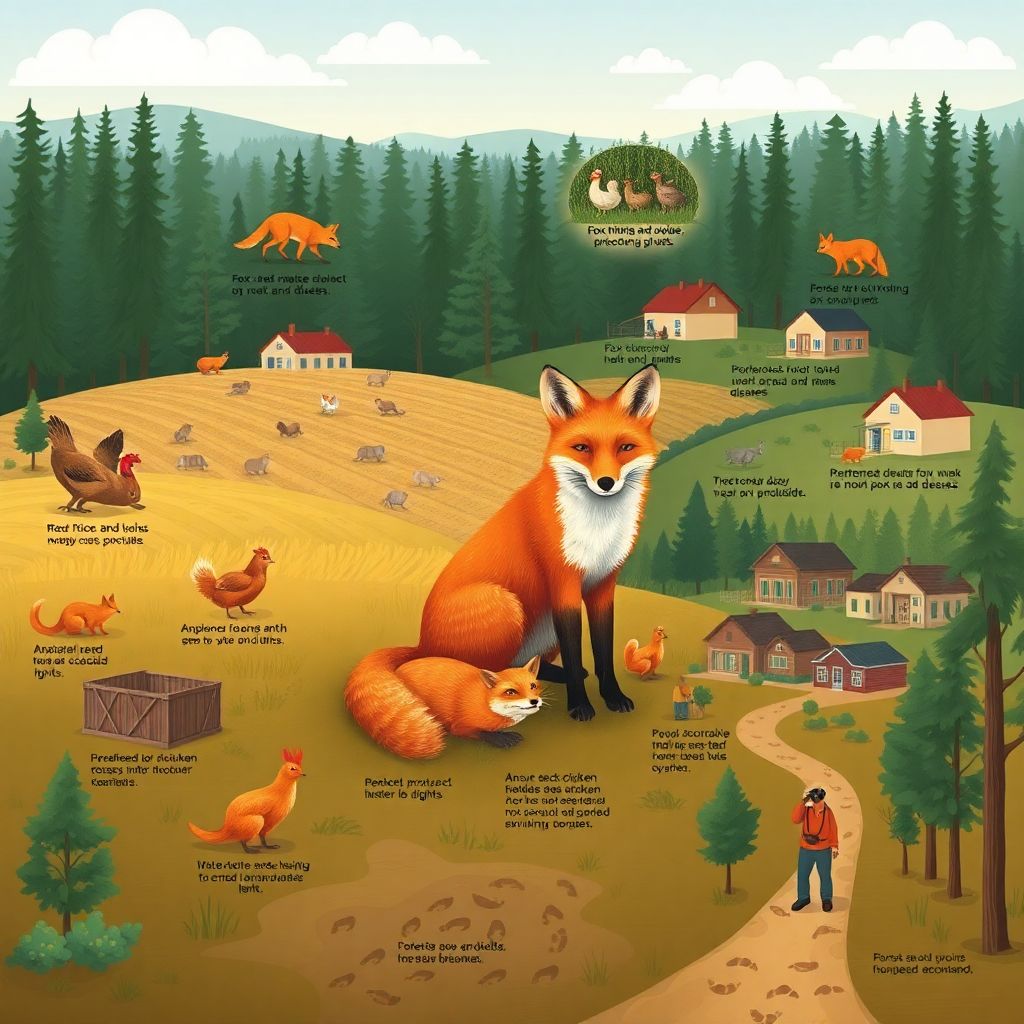 Лисы и экосистема: роль пушистых хищников в поддержании баланса природы