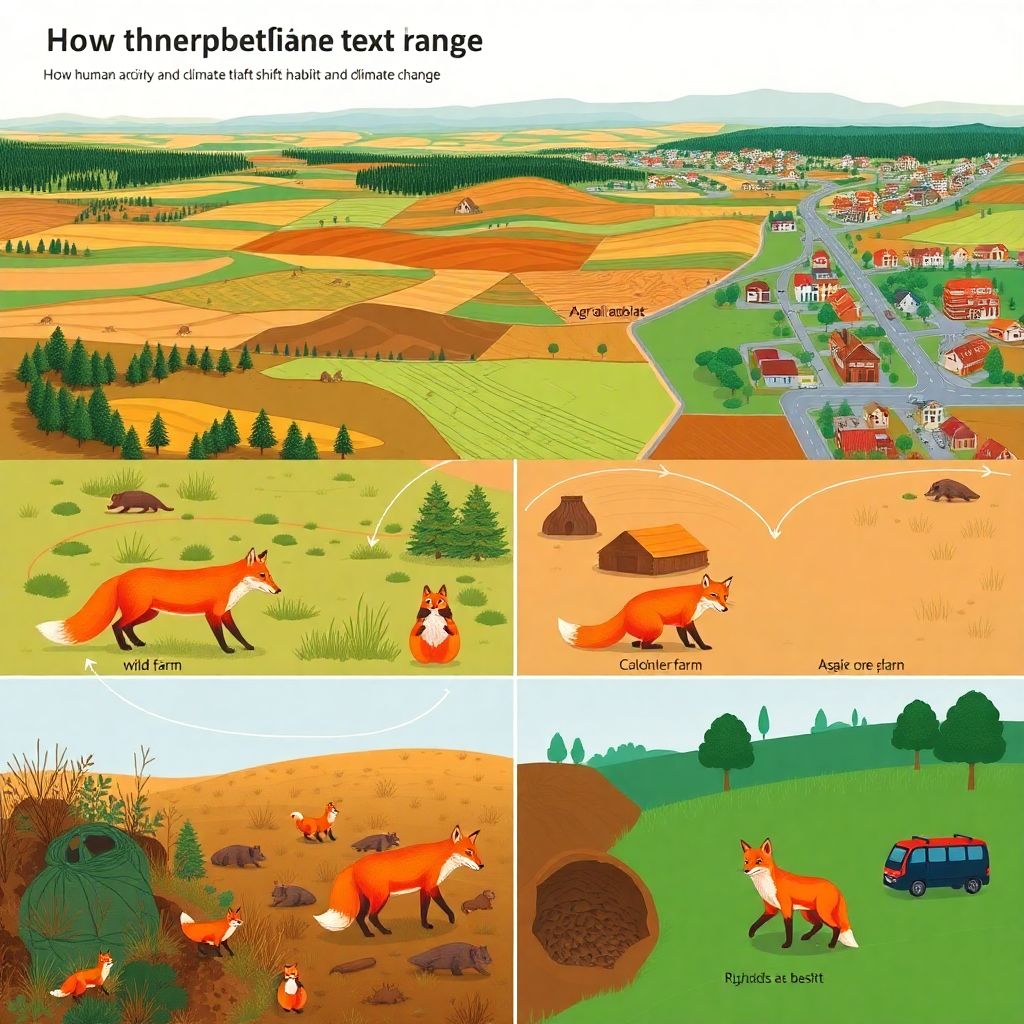 Как меняется ареал обитания лисиц под влиянием человека и климата