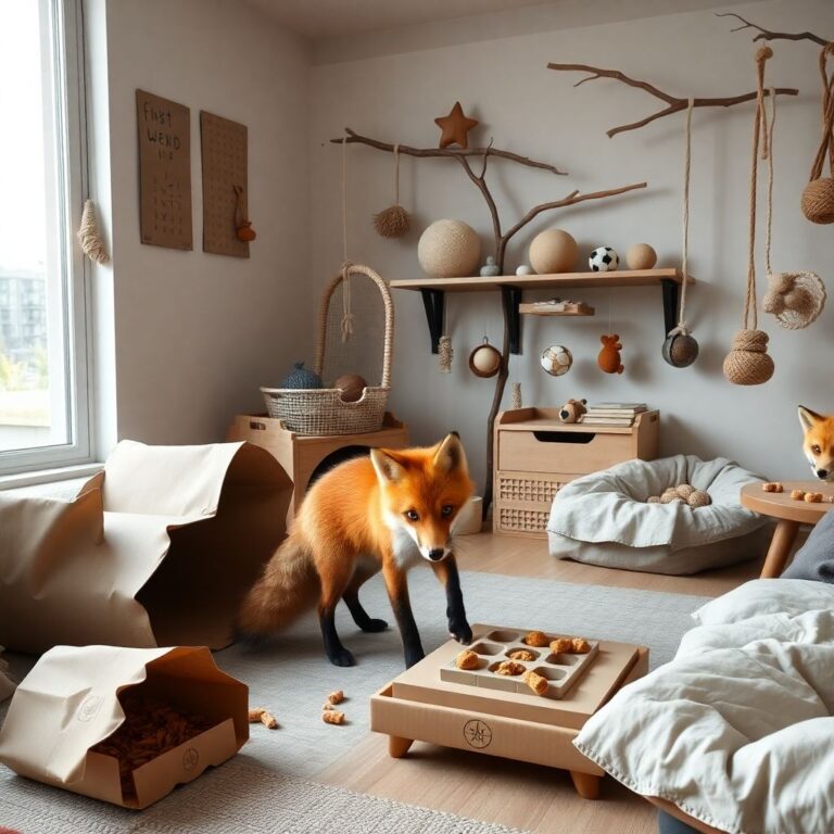Игрушки и занятия для лисицы: как развлечь питомца и избежать разрушений дома