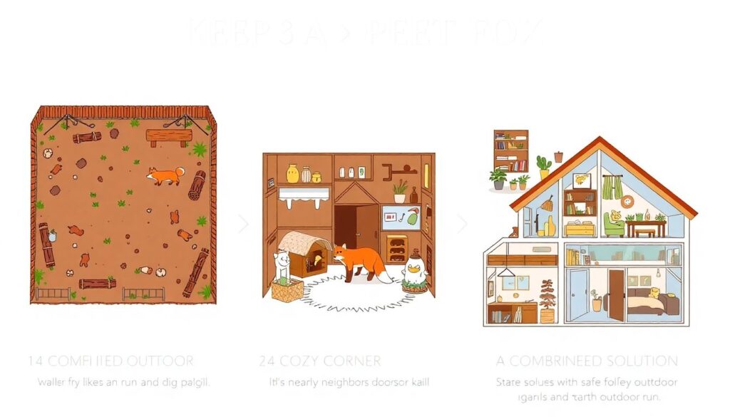 Уютный дом для лисы: вольер, уголок в квартире и требования к пространству - иллюстрация