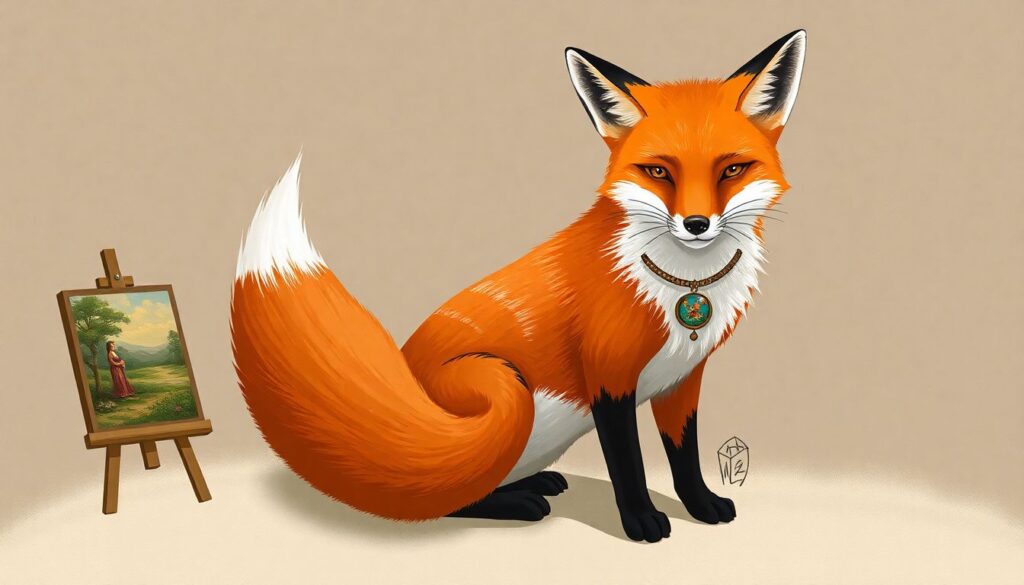 Лисы в культуре и мифологии: от хитрой обманщицы до священного духа - иллюстрация