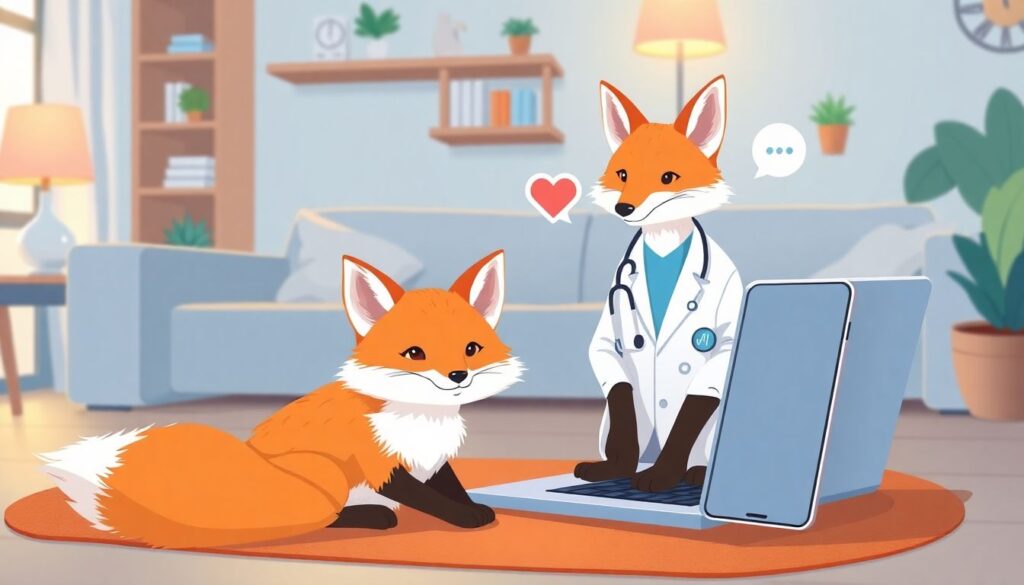 Первая помощь и ветеринарный уход за домашней лисой: чек-лист владельца - иллюстрация